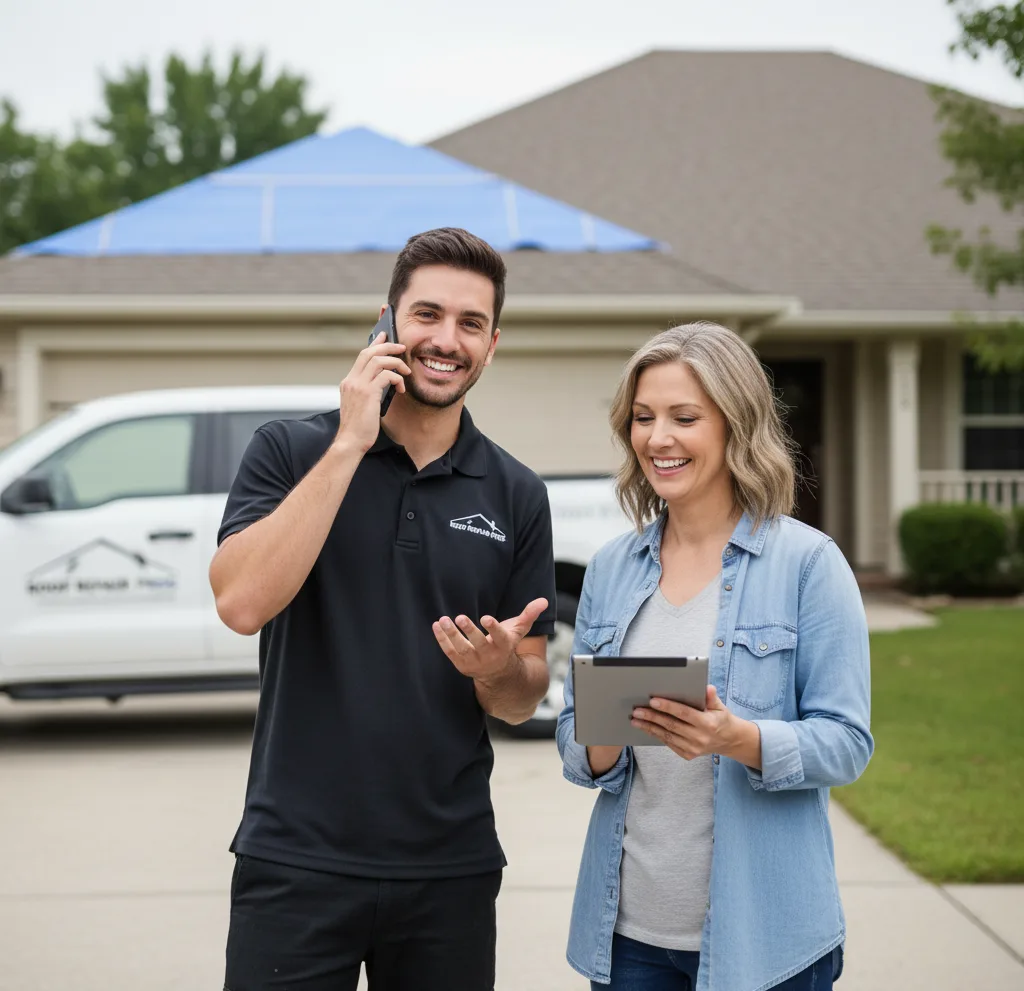 Modern Solutions Roof Repair customer support in Hubbard